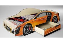 Машина кровать Ауди Фанки - цвет оранжевый